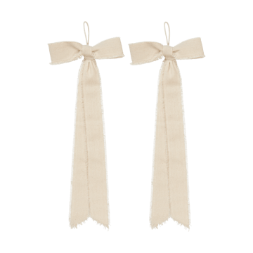 Bow dekorasjonsheng small 15x40 cm 2-pack - Naturlig - Ferm Living