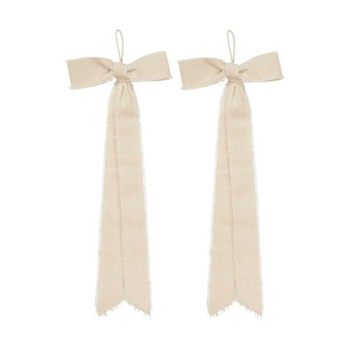 Bow dekorasjonsheng small 15x40 cm 2-pack, Naturlig Ferm Living