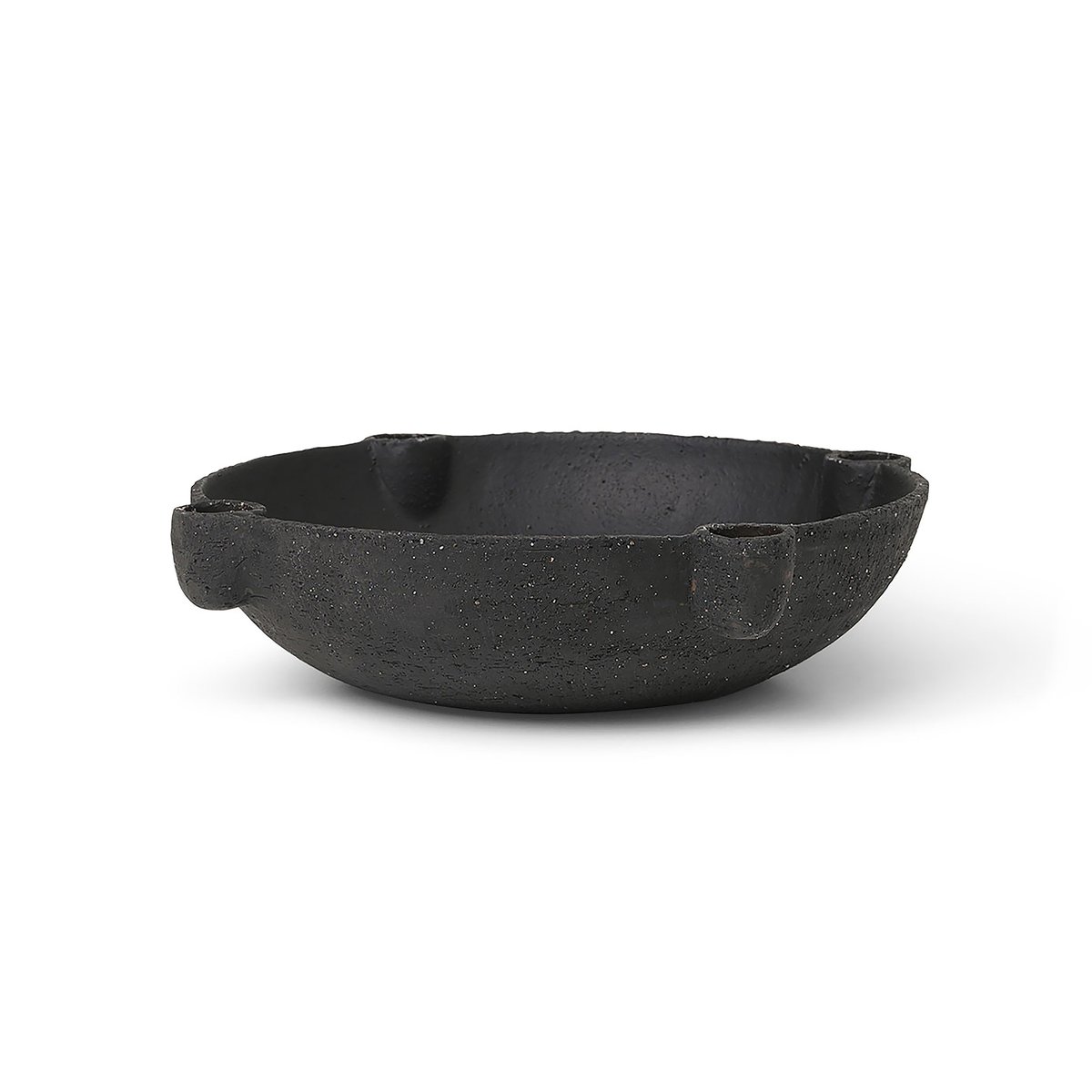 Ferm Living Bowl adventslysestake keramik large Ø27 cm Mørkegrå