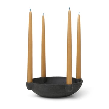 Bowl adventslysestake keramik large Ø27 cm - Mørkegrå - Ferm Living