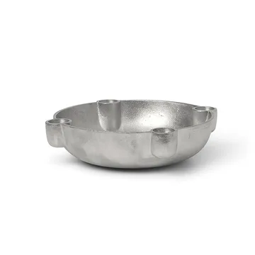 Bowl adventslysestake medium Ø 20 cm - Aluminium - Ferm Living