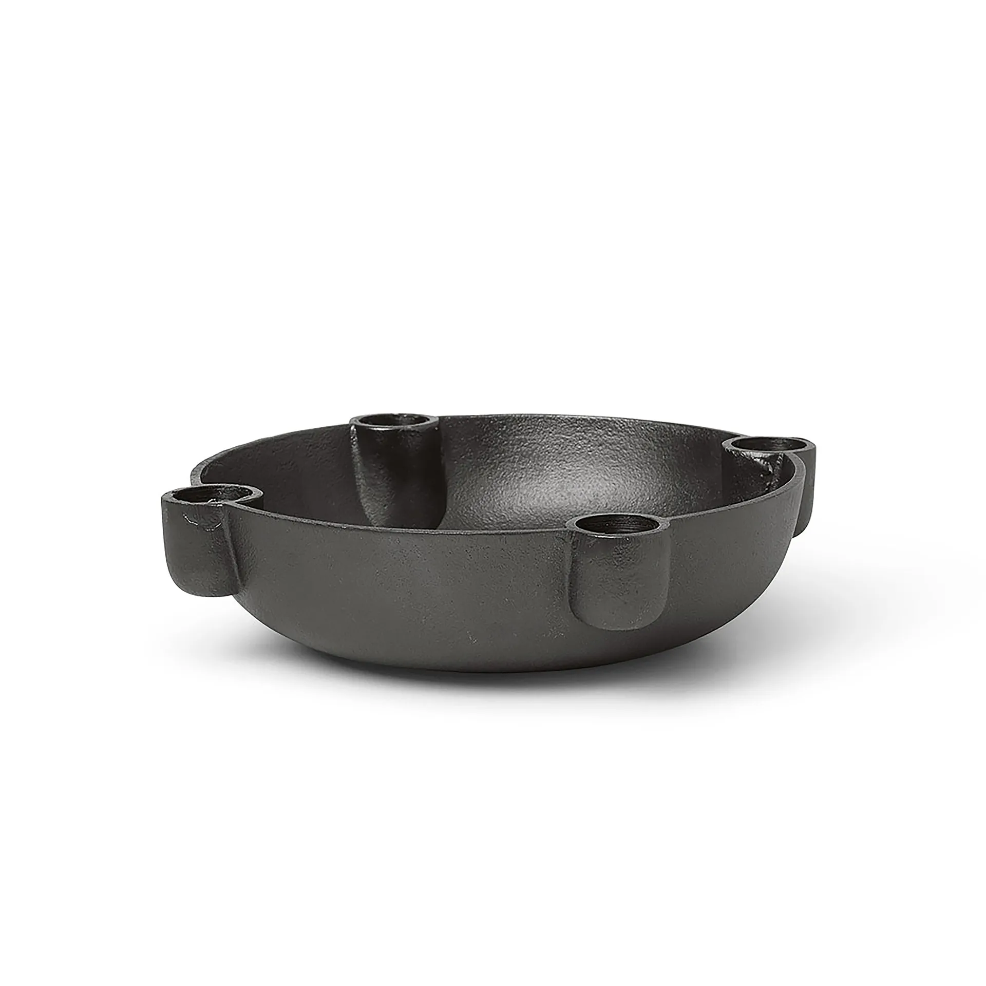 Bowl adventslysestake medium Ø 20 cm, Blackened aluminium Ferm Living