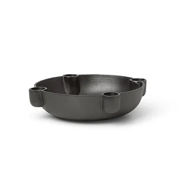 Bowl adventslysestake medium Ø 20 cm - Blackened aluminium - Ferm Living