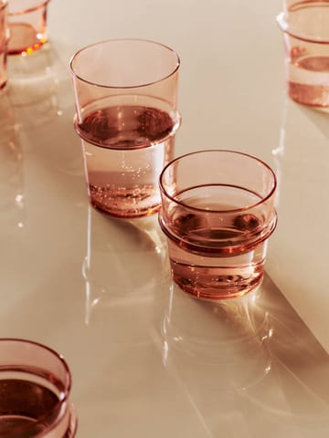 Boya drikkeglass lavt 30 cl 2-pakn. - Blush - Ferm Living