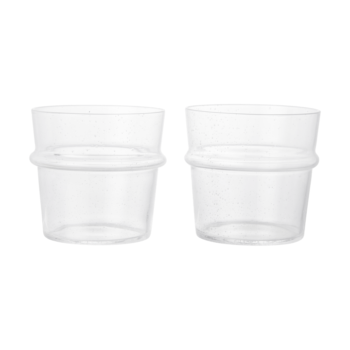 Boya drikkeglass lavt 30 cl 2-pakn. - Klar - Ferm Living