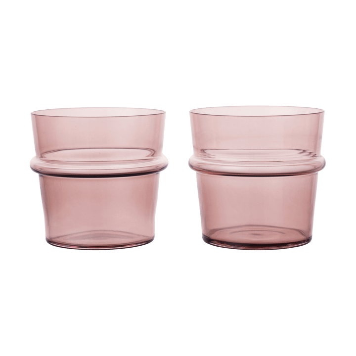 Boya drikkeglass lavt 30 cl 2-pakn. - Mauve - Ferm Living