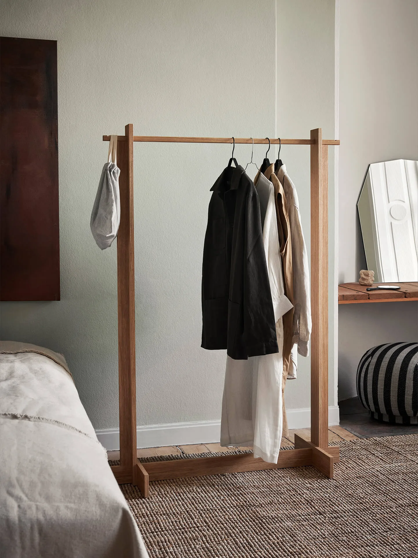 Bridge Clothes Rack kleshenger, Oiled Oak Ferm Living