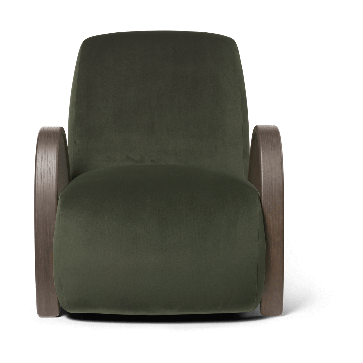 Bilde av Ferm Living Buur lounge chair Rich Velvet Pine