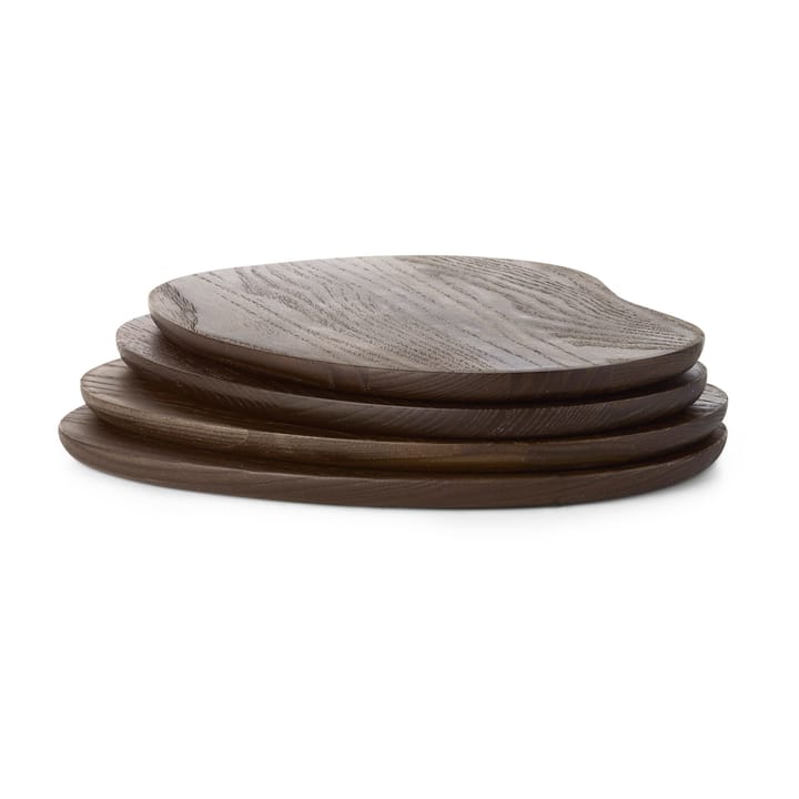 Cairn butter boards brett 4 deler, Dark Brown Ferm Living