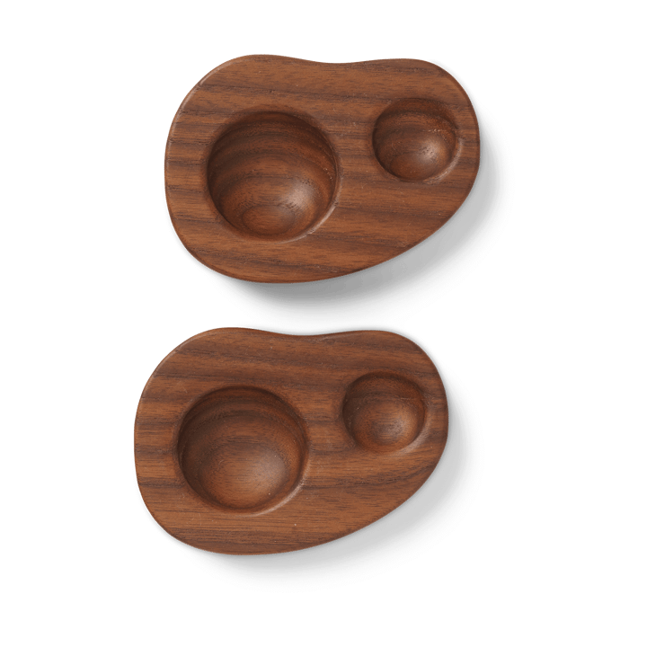Cairn eggeglass 2-pakning - Dark brown - Ferm Living