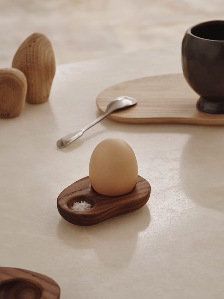 Cairn eggeglass 2-pakning, Dark brown Ferm Living
