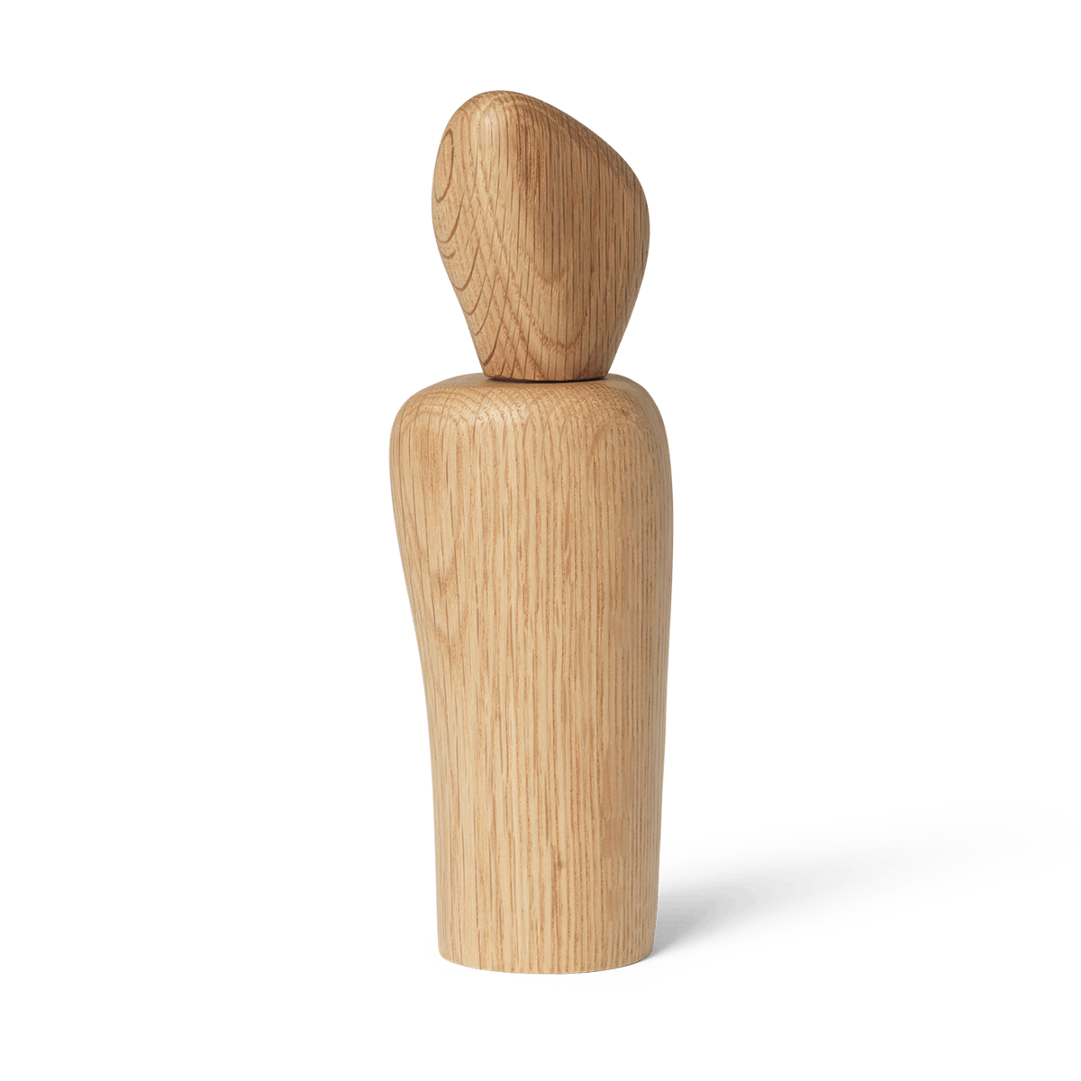 Ferm Living Cairn krydderkvern Oak | Skandinavisk Design | Salt- & Pepperkverner | Beige