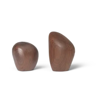 Cairn salt- og pepperkar - Dark brown - Ferm Living