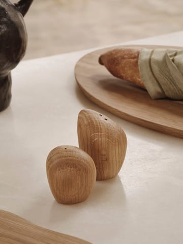 Cairn salt- og pepperkar - Oak - Ferm Living