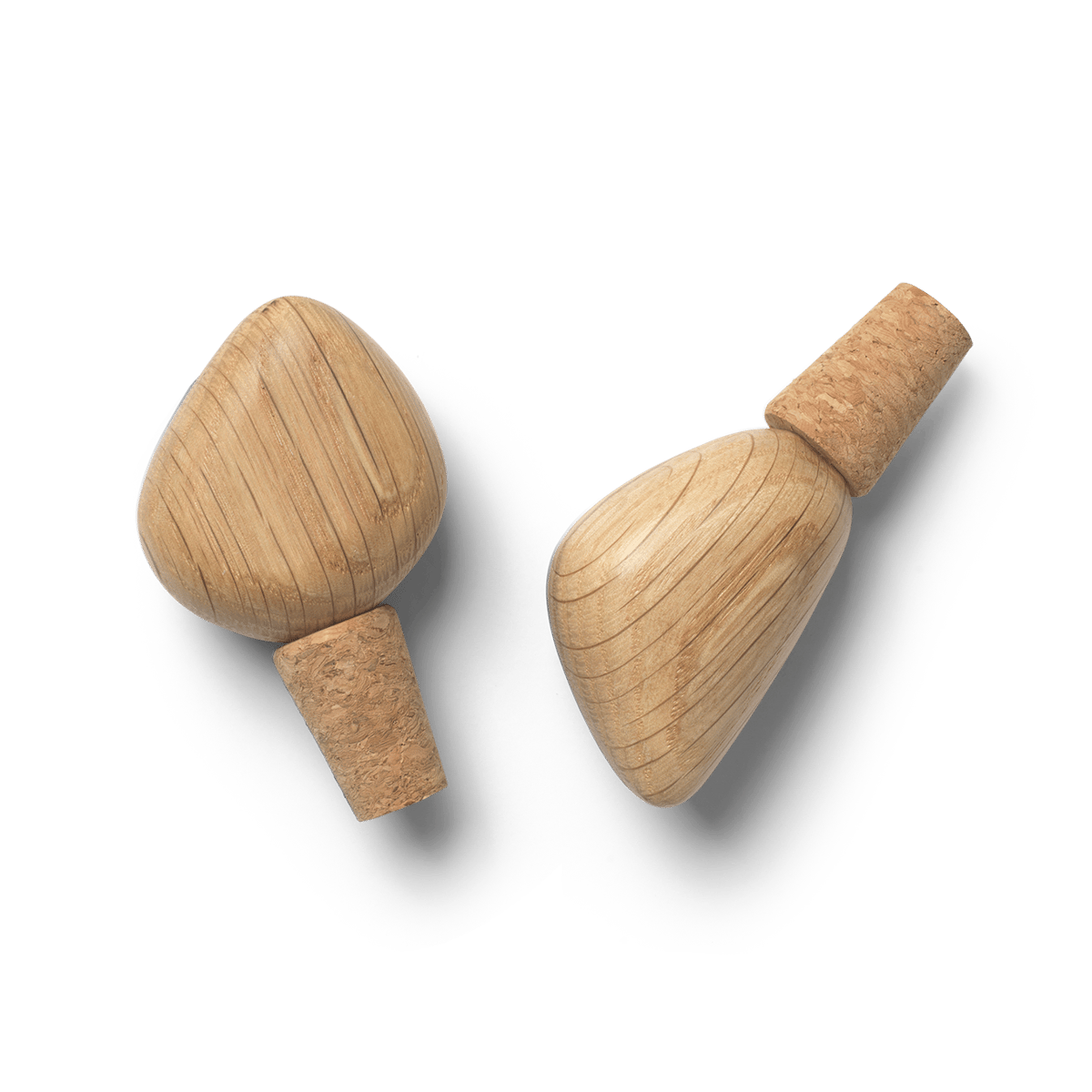 Ferm Living Cairn vinstopper 2-pakning Oak