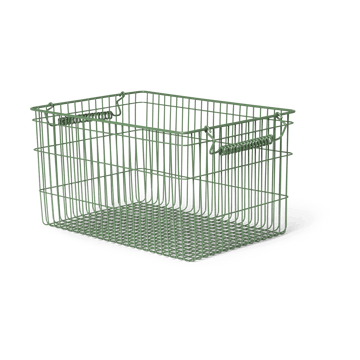 Cala stabelbar kurv 2-pakning - Verdant green - Ferm Living