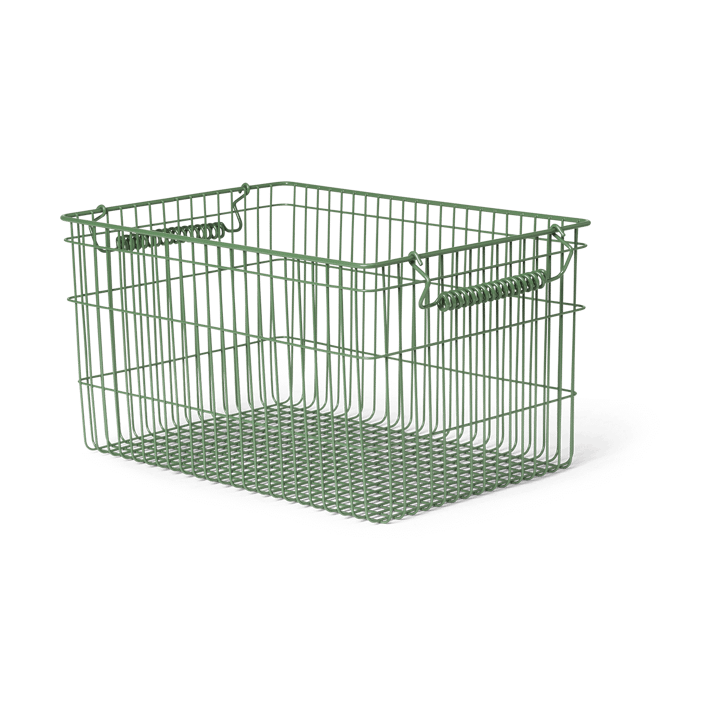 Cala stabelbar kurv 2-pakning, Verdant green Ferm Living