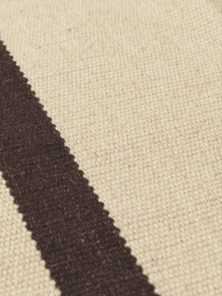 Calm kelim dørmatte, Off-white, Coffee, 50x70 cm Ferm Living