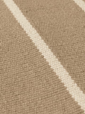 Calm kelim entréteppe - Dark Sand, Off-white, 80x200 cm - Ferm Living