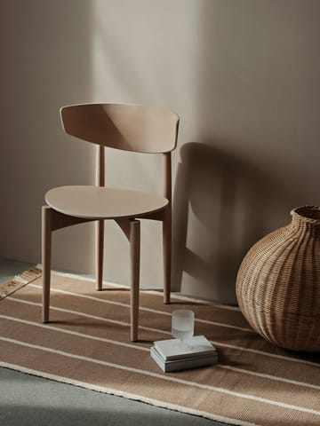 Calm kelim entréteppe - Dark Sand, Off-white, 80x200 cm - Ferm Living
