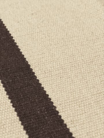 Calm kelim teppe - Off-white, Coffee, 200x300 cm - Ferm Living