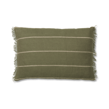 Calm putetrekk 40 x 60 cm - Olive-Off-white - Ferm Living
