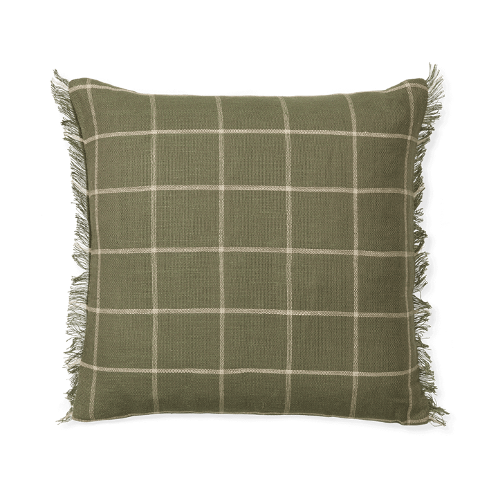 Calm putetrekk 50 x 50 cm - Olive-Off-white - Ferm LIVING