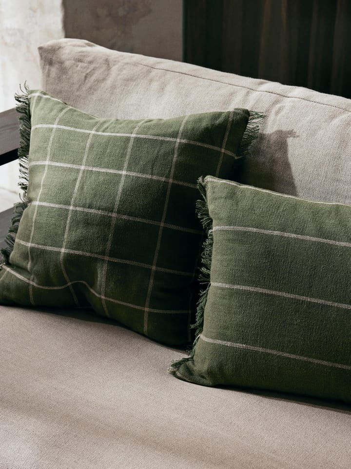 Calm putetrekk 50 x 50 cm, Olive-Off-white Ferm Living