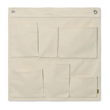 Canvas wall pockets veggoppbevaring - 70 x 70 cm - Ferm Living