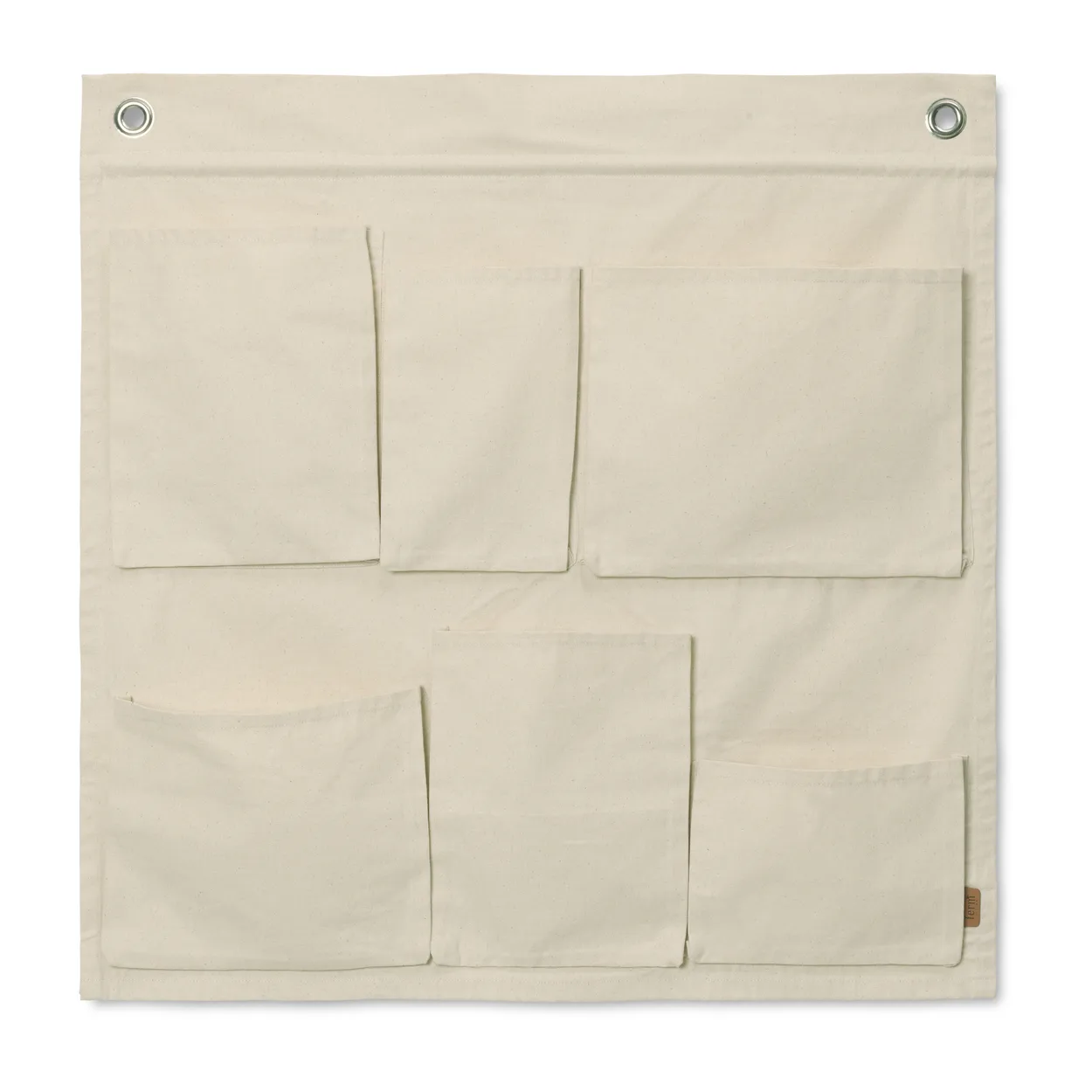 Ferm Living Canvas wall pockets veggoppbevaring 70 x 70 cm
