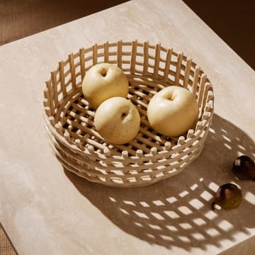 Ceramic fflettet skål - Cashmere - Ferm Living