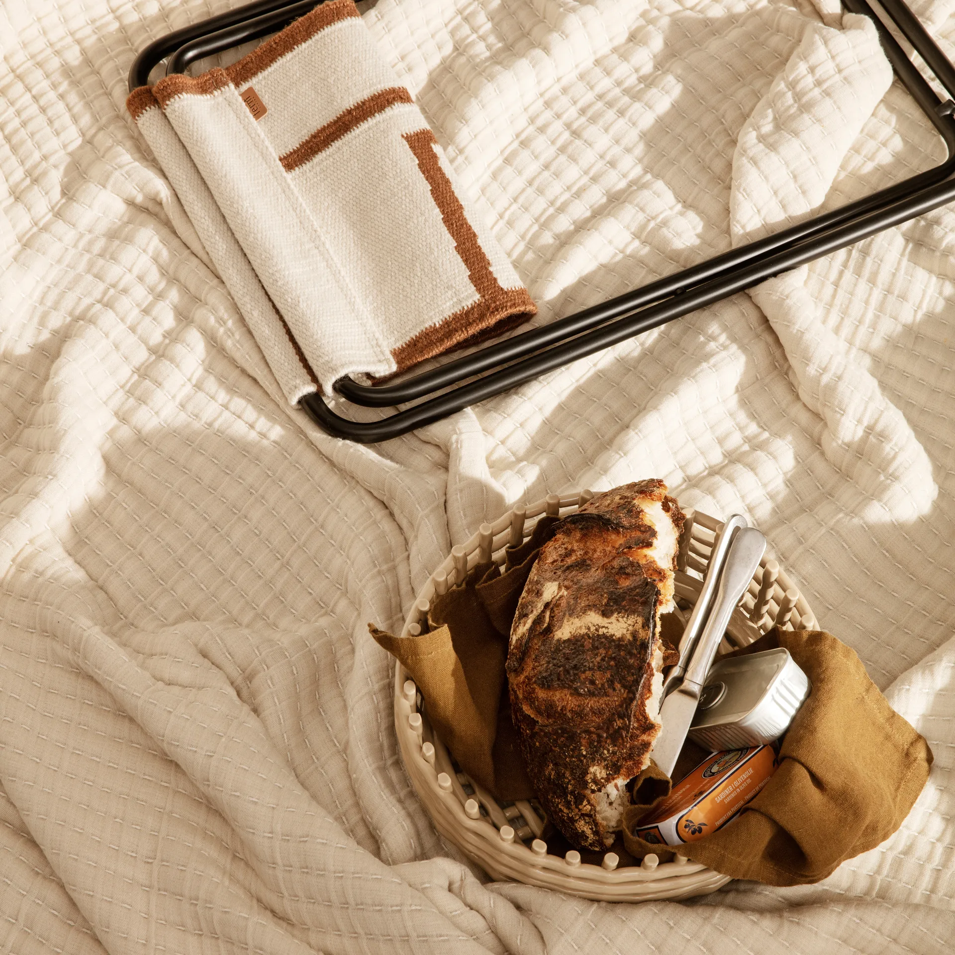 Ceramic fflettet skål, Cashmere Ferm Living