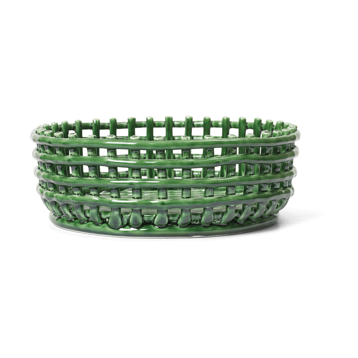 ferm LIVING - Ceramic Centrepiece Emerald Green