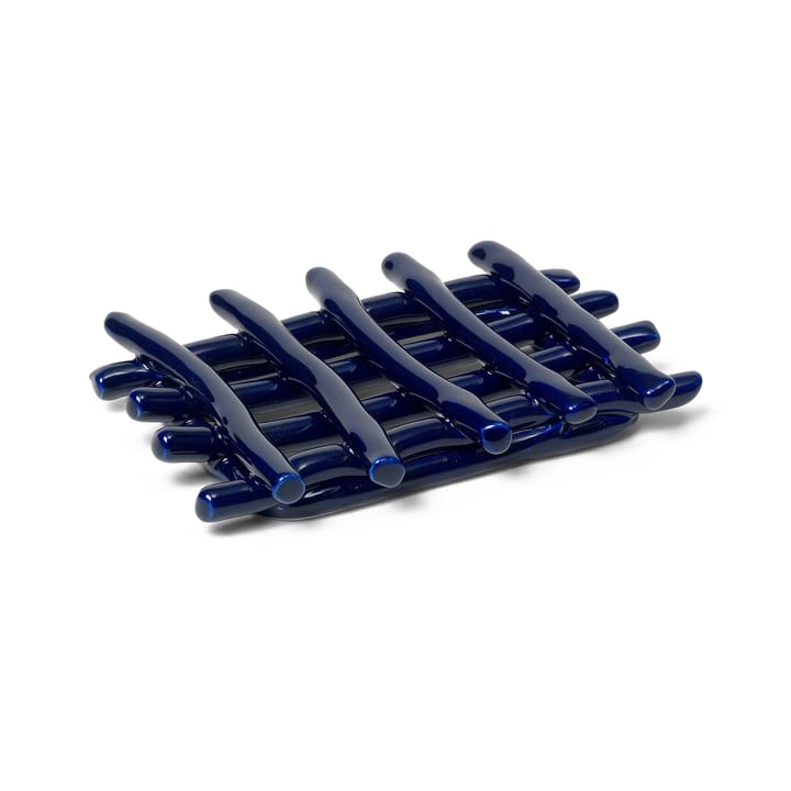 Ceramic såpefat 10 x 14,5 cm - Blue - Ferm Living
