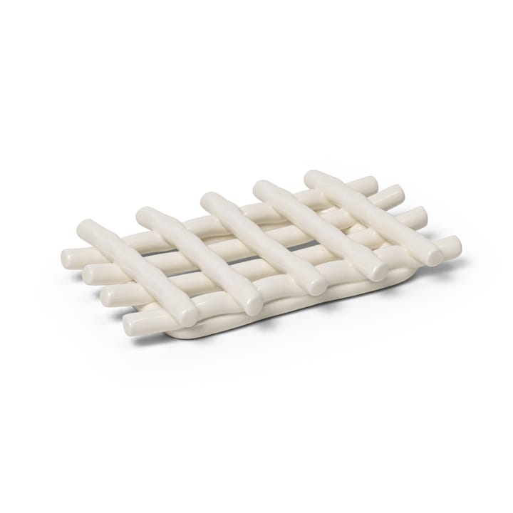 Ceramic såpefat 10 x 14,5 cm - Offwhite - Ferm Living