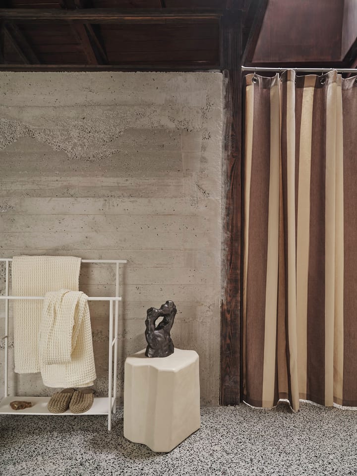 Chambray dusjforheng, Carob brown-parchment Ferm Living