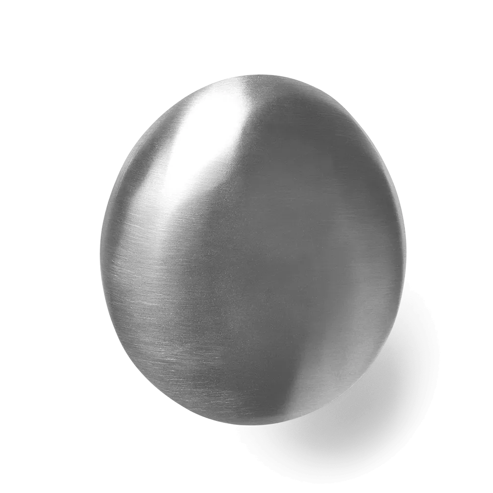 Chanterelle knagg, Brushed stainless steel Ferm Living