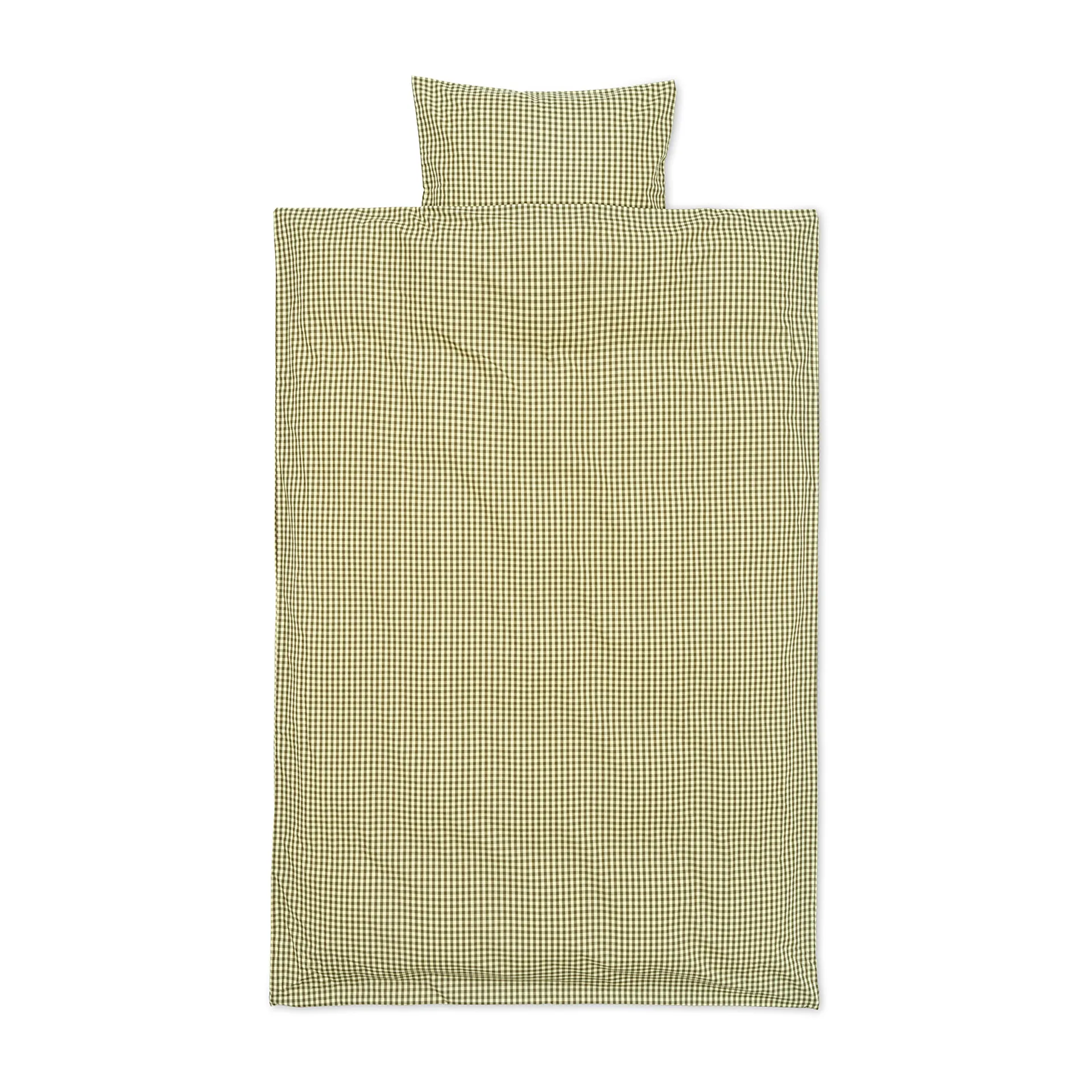 Check sengesett junior 100 x 140 cm, Lemon-olive Ferm Living