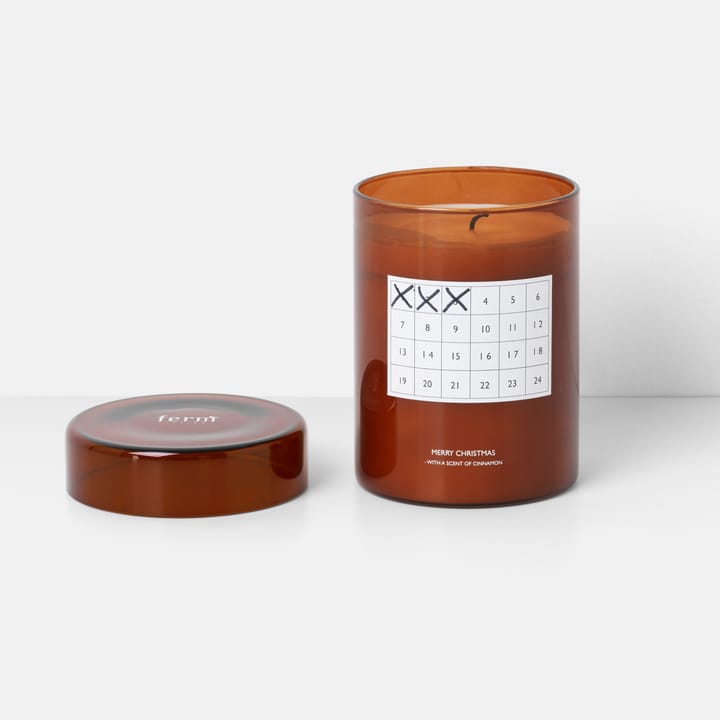 Christmas Calendar duftlys, Rødbrun Ferm Living
