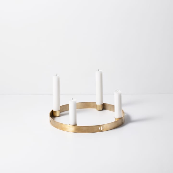 Circle messing lysestake, liten Ferm Living