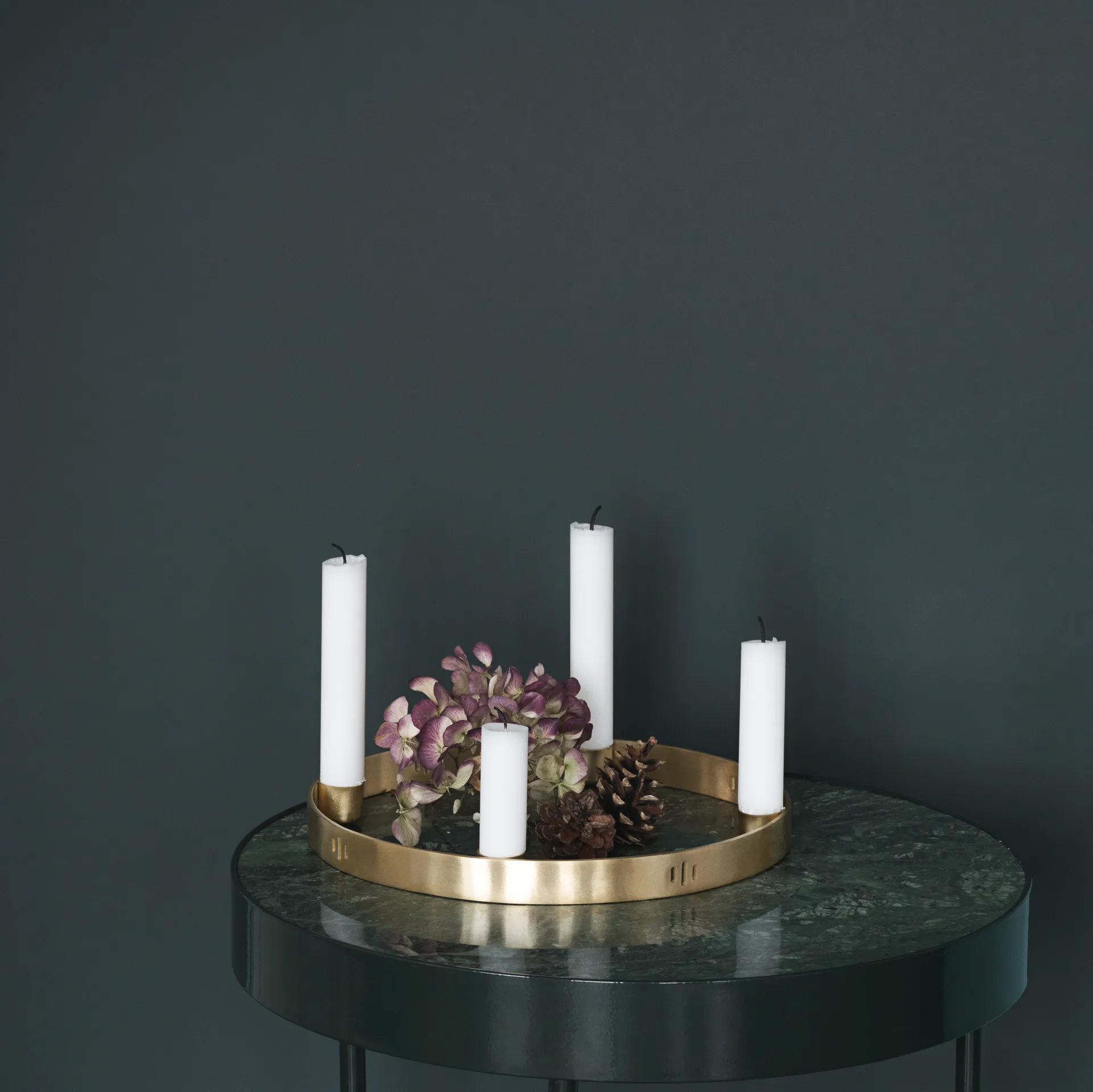 Circle messing lysestake, liten Ferm Living