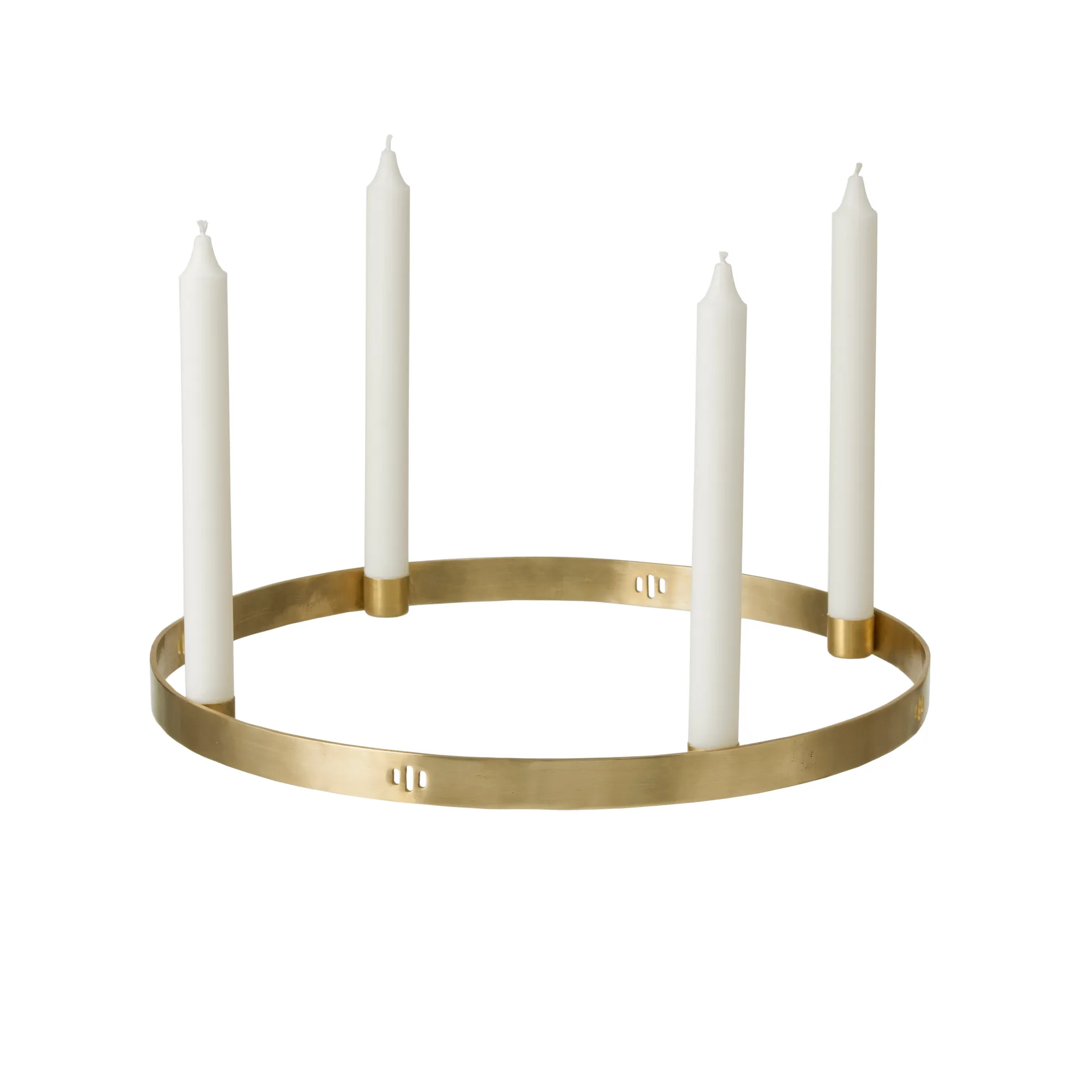 Circle messing lysestake, stor Ferm Living
