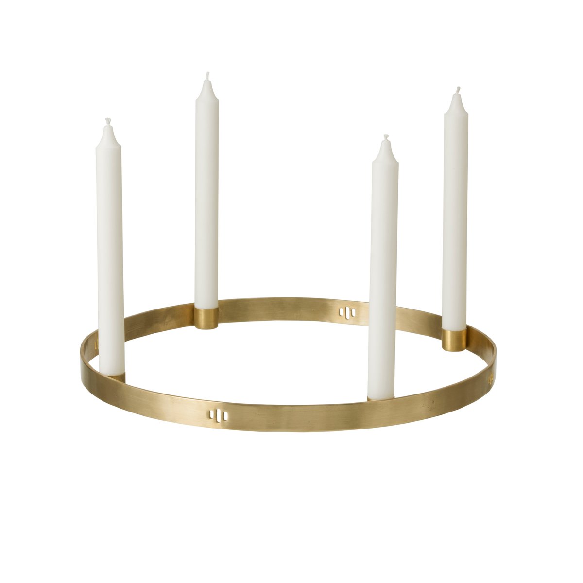 ferm LIVING - Circle Lysestake Large Brass