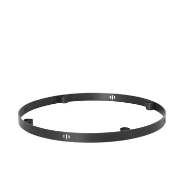 Circle svart messing lysestake - stor - Ferm Living