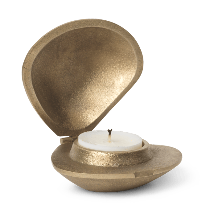 Clam lyslykt, Brass Ferm Living