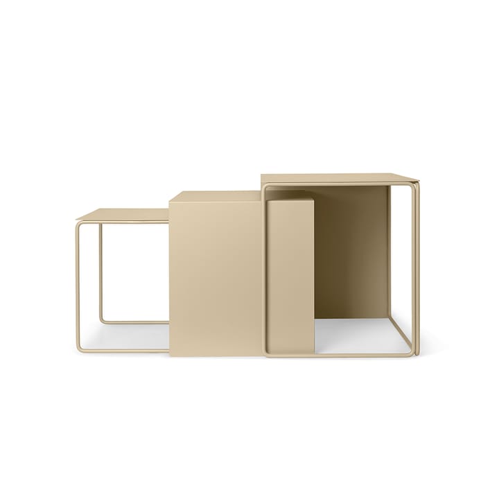 Cluster Settbord - cashmere, 3 deler - Ferm Living