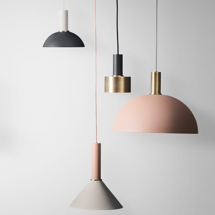 Collect lampeskjerm - Brass, dome - ferm LIVING