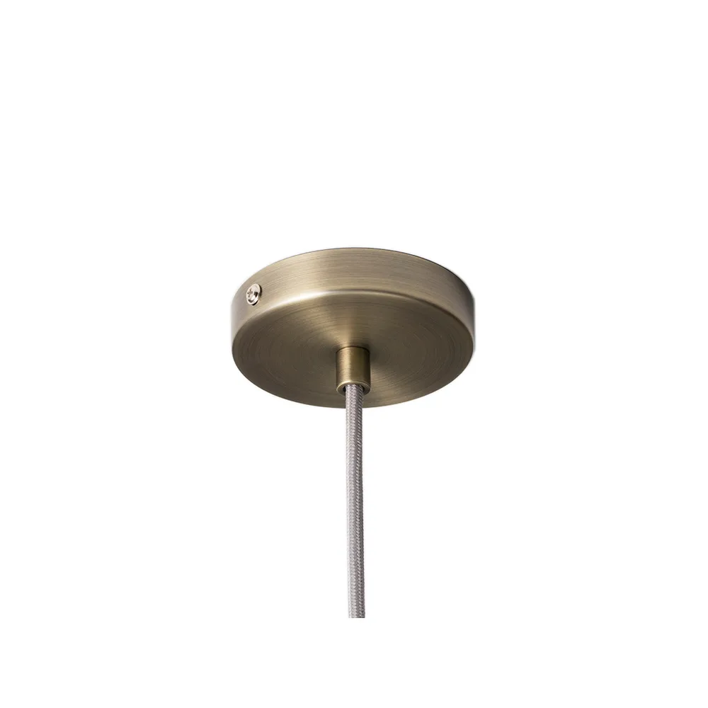Collect taklampe liten, messing - sølvledning Ferm Living