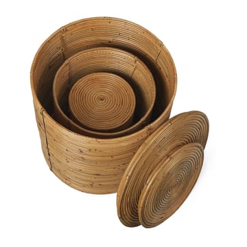 Column oppbevaringssett 3 deler - Natural Stained - Ferm Living