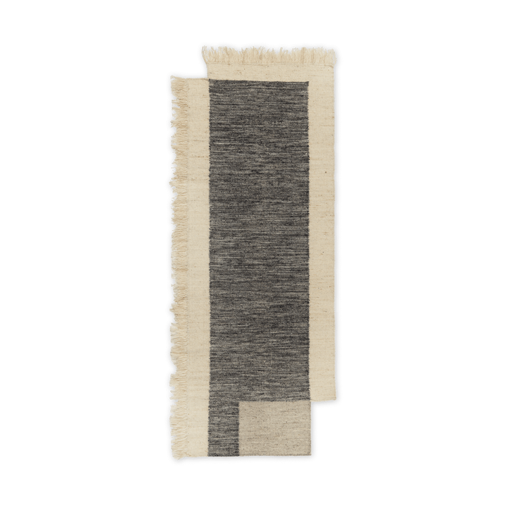 Counter gangteppe - Charcoal-Off-white, 80 x 200 cm
 - Ferm Living